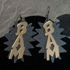 Fun Retro Bam Earrings